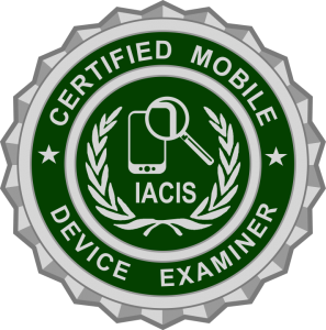 IACIS Certified Mobile Device Examiner (ICMDE)